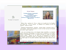 Tablet Screenshot of martine-chapman.fr